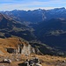 Tour d'Aï (2330,8m): Gipfelaussicht zum höchsten Gipfel des Kantons Waadt, dem Sommet des Diablerets (3209,7m).