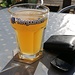Ein herrliches Bier auf der Sonnenterrasse, so soll eine Tourenabschluss sein!