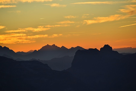 Orange ist die bestimmende Farbe im Westen.