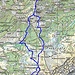 Routenverlauf<br /><br />Quelle: Swiss Map online.