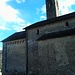 La chiesa di Santo Stefano a Miglieglia con il campanile dell'XI secolo con due ordini di bifore.