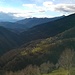 Il fondovalle della Val Colla.