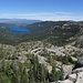 View east to Donner Lake and Tahoe 