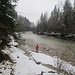kurzer Abstecher zum Fluss hinunter ...