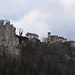 Schloss Werenwag aus anderer Perspektive, gesehen von der Donaubrücke bei Langenbrunn