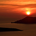 Coucher de soleil sur la caldeira de Santorin