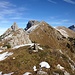 Gipfel Niederstraußberg mit Gabelschrofen und Krähe