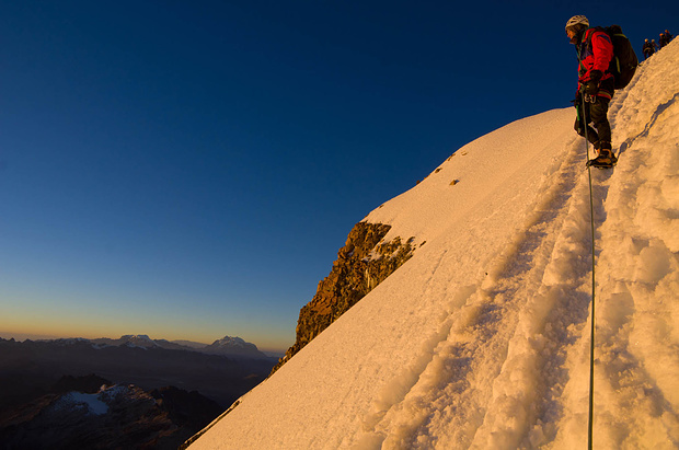 Blick auf Illimani