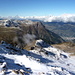 Gipfel Mäderhorn - Blick auf Brig und Berner Alpen