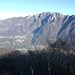 Monte San Giorgio : vista sul Monte Generoso e la Val Mara