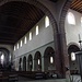 Marienmünster: Eine klassische dreischiffige Basilika. Vorn wurden die romanischen Apsiden durch einen gotischen Hochchor ersetzt.<br />Die jetzt kahlen Wände waren ursprünglich sicher knallbunt bemalt.