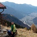 Breve pausa al rifugio Alpe Domas