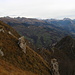 inizio foto panoramiche con il monte Secco e monte Vaccaro per proseguire con la Presolana da sinistra verso destra