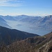 Lago di Como, in fondo Sasso Gordona, Isola Comacina, Tremezzo e Crocione