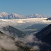 Blick Richtung Inntal und Karwendel..der Nebel lichtet sich langsam