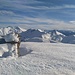 Gipfelsteindaube; Blick nach Südost zu (v.l.n.r.): Pic de Soularac 2368m, Pic de Saint-Barthélemy 2348m, Pic de Girabal 2169m, Pic Galinat 2115m, Pic du Van 2074m<br /><br /><br /><br />