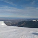 ambreiten Gipfelplateau mit Blick nach Nordost in das Vorland (département de l´Ariège)