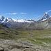 Rückblick Triftchumme mit Breithorn und Matterhorn