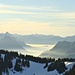 Blick auf's Nebelmeer über dem Vierwaldstättersee.