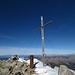 Ziemlich genau zur Mittagstunde ist das Ziel erreicht - die Cima d'Asta ist mit Abstand der höchste Punkt südlich der Dolomiten.