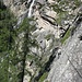 Im Klettersteig Lehner Wasserfall