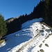 Etwas eisig in der Querung