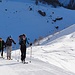 Primo tratto sulle piste di sci di Lauchernalp.