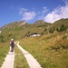 The first part of the hike, along a track leading to the visible Piandioss hut. Pizzo Molare shows up in the background. 