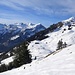 Blick zurück nach Iselten, im Hintergrund die Gegend der Schwalmere