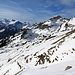 Blick retour über den Höhenweg (rechts Loucherhorn)