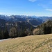 An der Ableitenalm öffnet sich das Karwendel-Panorama