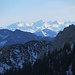 Durchblick zu den Bergen rund um das Hohe Wiesbachhorn