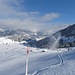 Blick ins Skigebiet