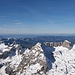 Westlicher Alpstein mit einem Teil der Speerkette und dem Züri-Oberland