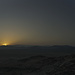 Sonnenaufgang über der Wüste Perus