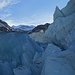 Am Morteratsch-Gletschertor - mit Palü-Blick.