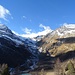 Alp Grüm: Blick in den eindrücklichen Kessel der Alpe Palü und hinauf zum Palü-Gletscher.