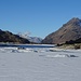 Der Lago Bianco ist nun schneebedeckt, kein "Schwarzeis" mehr wie vor 4 Tagen: [tour102811 Über den vereisten Lago Bianco].