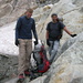 Robert (li) und Reto auf dem Aletschgletscher