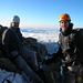 Reto und Robert auf dem Gipfel des Finsteraarhorns