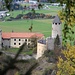 Tiefblick zur Burg Sprechenstein