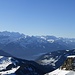 Sicht bis zum Mont Blanc. 