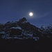 Der Mond schien so hell, dass ich die Taschenlampe für den Abstieg ins Tal nicht brauchte