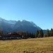 Start mit Blick zum Wetterstein