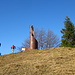 Monumento agli Alpini CAI a Forcella Larga.