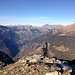 Stupendo panorama sulla Val di blenio dalla cresta