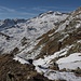 Tiefblick auf die Alp Glivers, auf welcher wir gestern eine Rundwanderung unternahmen (ohne Hikr-Eintrag)