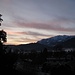 Sonnenaufgang über der Wettersteinwand von Garmisch