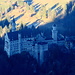 das bayrische Märchenschloss Neuschwanstein (hier wird japanisch gesprochen) - leider bereits im Schatten