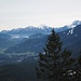 Soierngruppe (nördl. Karwendel) hinter dem Kessel von Garmisch